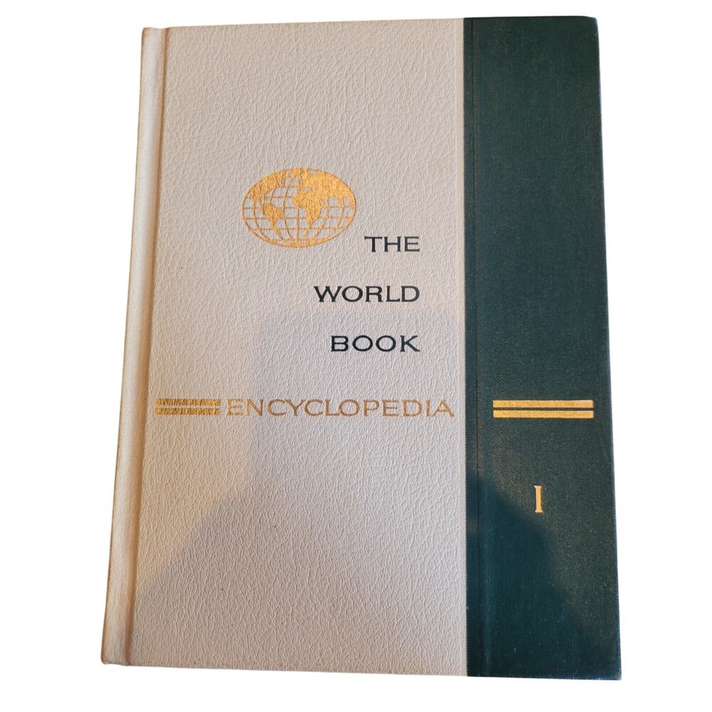 VTG World Book Encyclopedia 1963 Volume 9 Top Edge Gold Gilt "I" Study Reference
